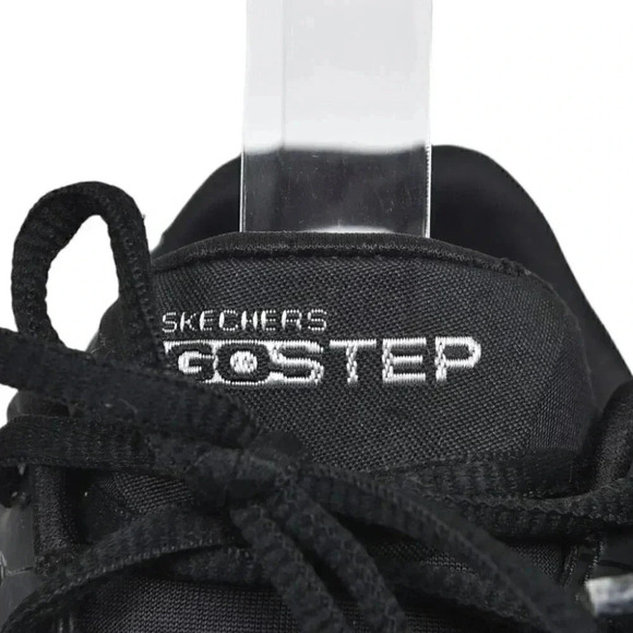 Skechers Go Step Lite Goga Max  Walking Shoe Athletic Black Size 7.5 - Picture 9 of 12